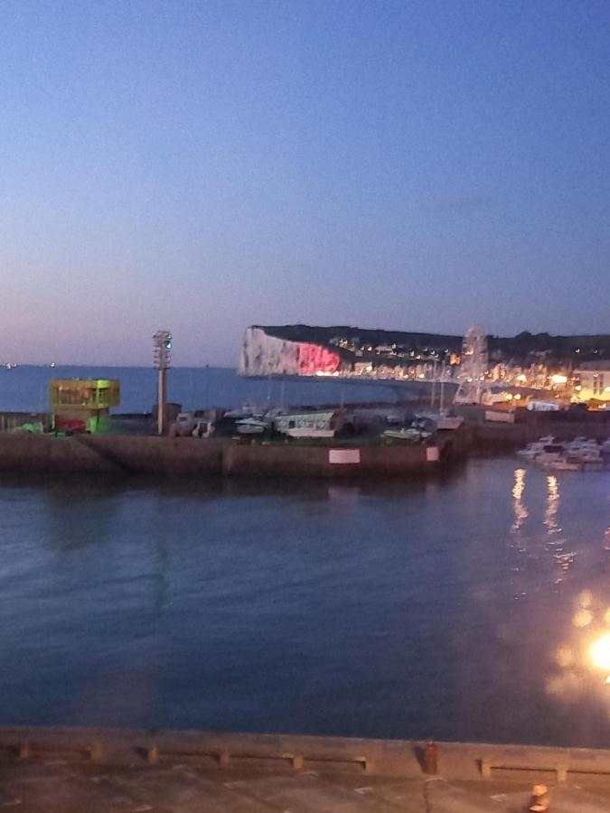 Superbe vue mer Quai 39 Le Treport Bagian luar foto