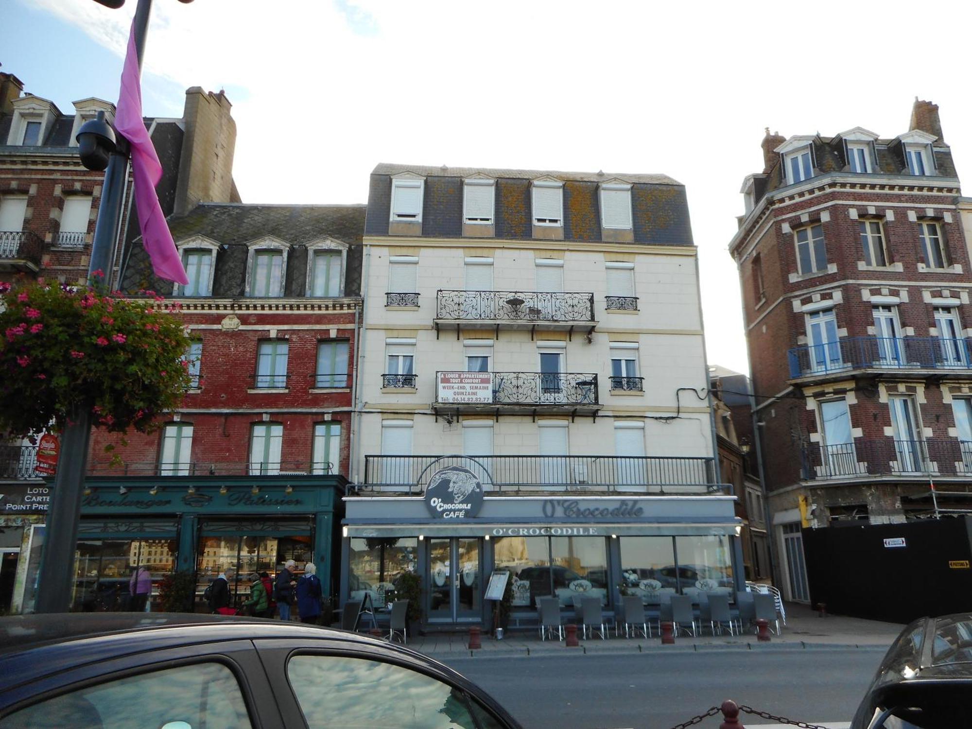 Superbe vue mer Quai 39 Le Treport Bagian luar foto