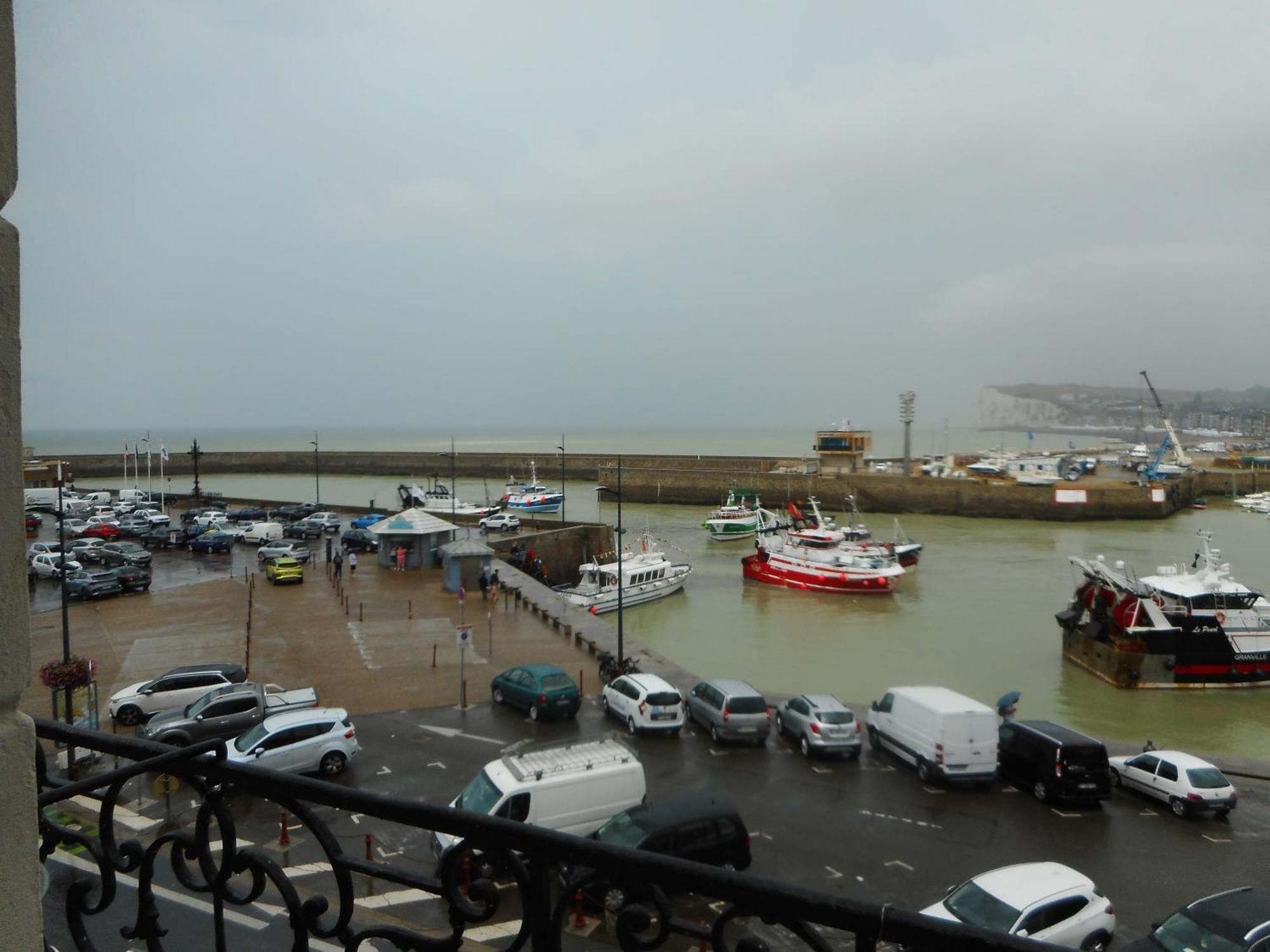 Superbe vue mer Quai 39 Le Treport Bagian luar foto