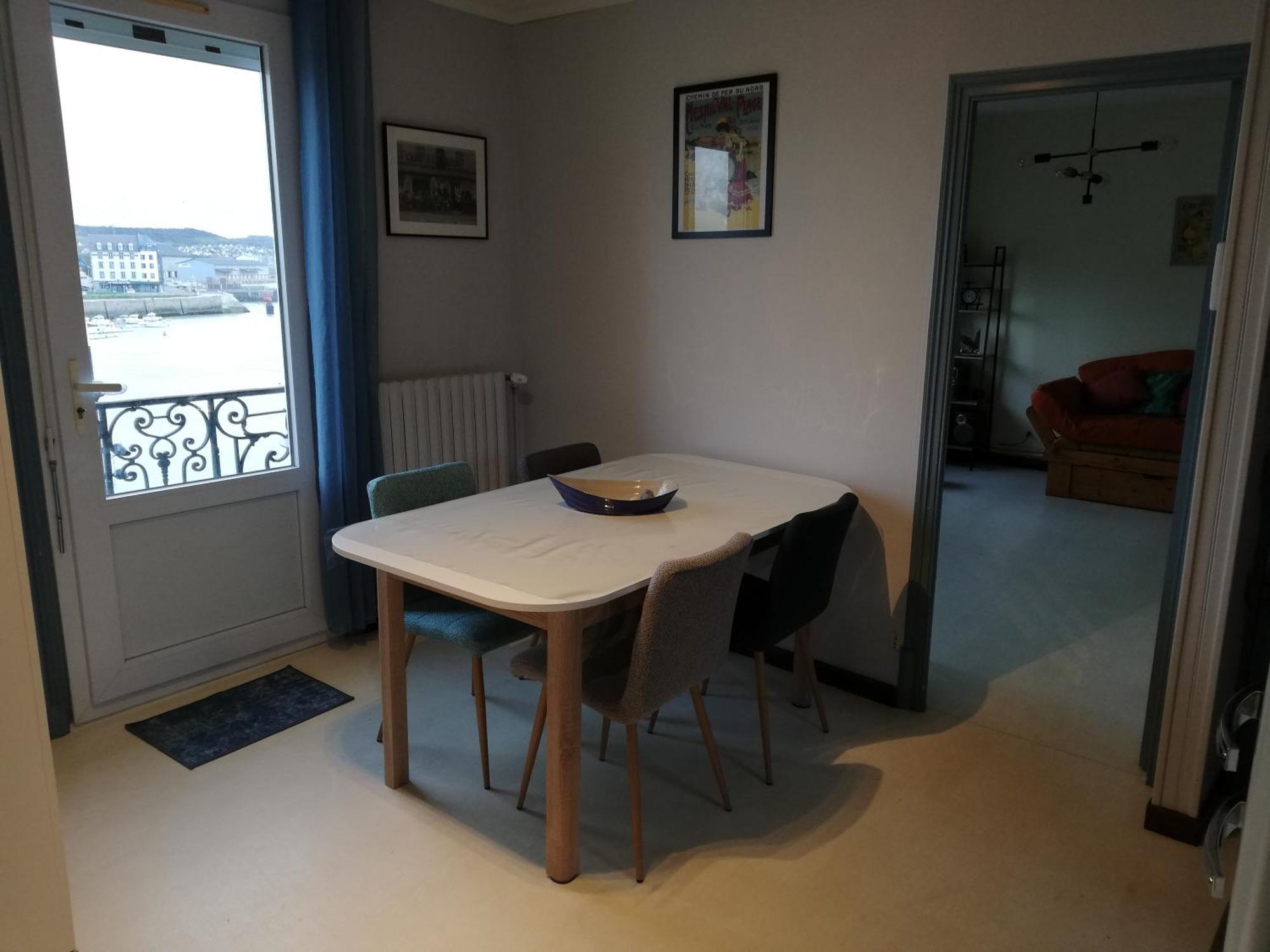 Superbe vue mer Quai 39 Le Treport Bagian luar foto